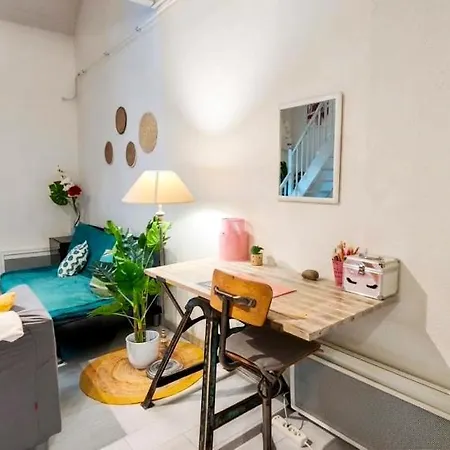 Apartmán Cosy Lotus Quartz T2 - Centre - Place Du Forail - Balcon Et Parking Gratuit Dans La Rue